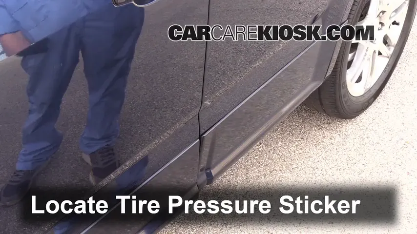 2007 Cadillac SRX 4.6L V8 Tires & Wheels Check Tire Pressure